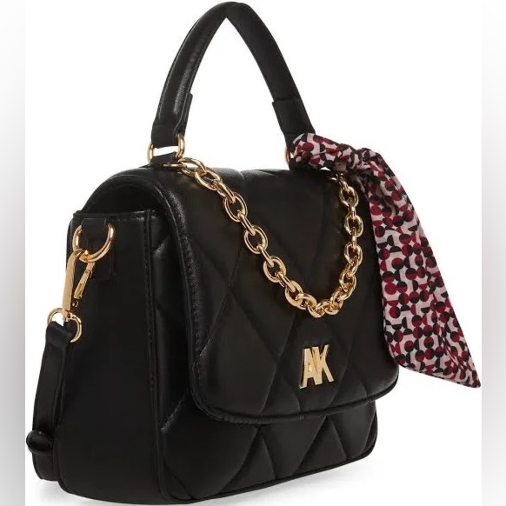 ANNE KLEIN Quilted Satchel/Crossbody Bag